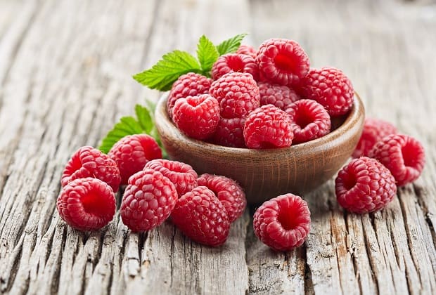 9. Малина (64 калории на чашку)
